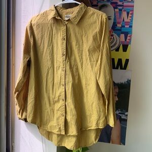 Urban Outfitters Long Sleeve Stripped Button Up